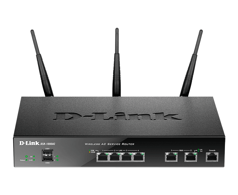 You Recently Viewed D-Link DSR-1000AC Wireless AC Unified Services VPN Router Image